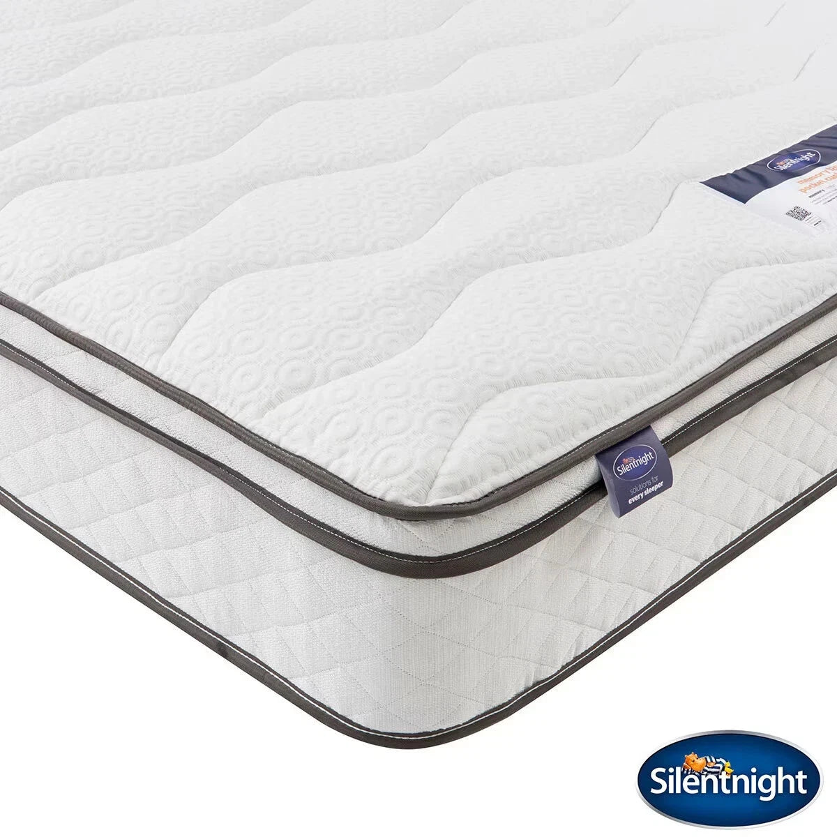 Silentnight 1200 Pocket Memory Cushion Top - Super King